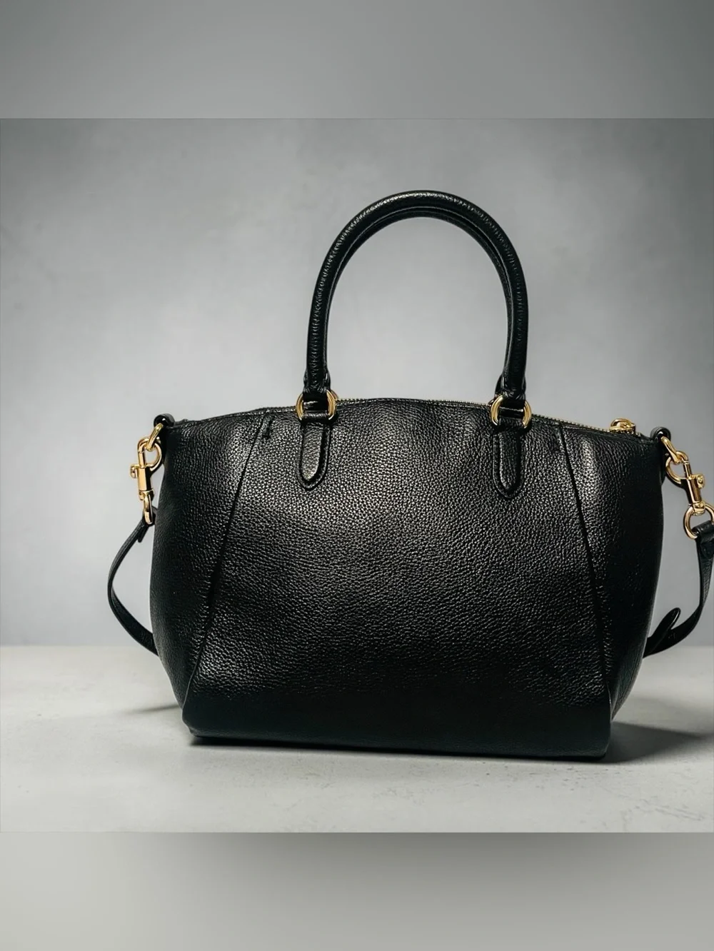 Coach Elise Pebble Leather Satchel - Picture 3 of 12